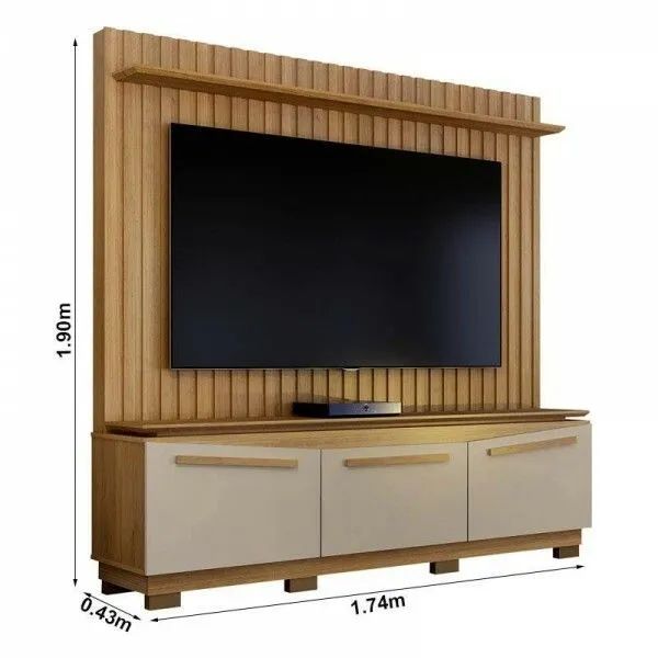Home Montreal com Painel Ripado rf7229m - Foto 2