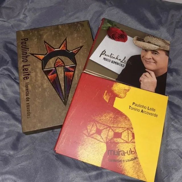 3 cds e dvd paulinho leite