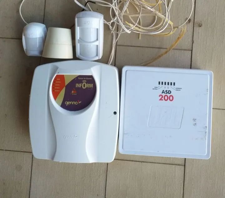 centrais completas e  aparte, artes de aluminio de cerca eletrica. 