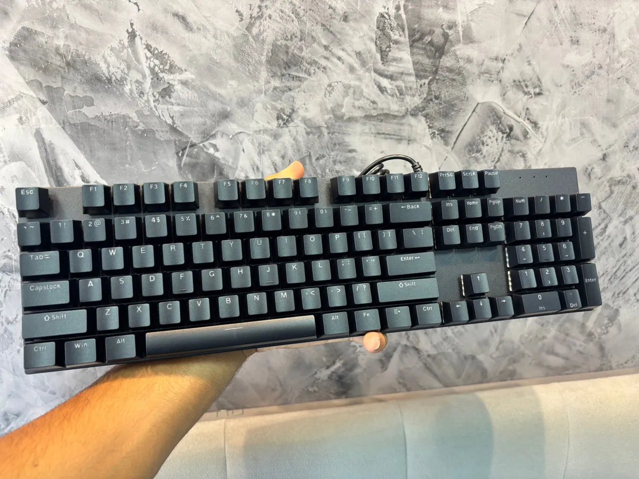 SKYLION-G300 Teclado mecânico com fio, 28 tipos de iluminação colorida