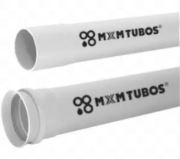 Tubo esgoto 50mm × 6mts Marca Mxtubos