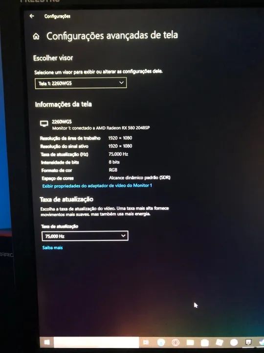 MONITOR AOC 22P FREESYNC 75hz - Foto 6