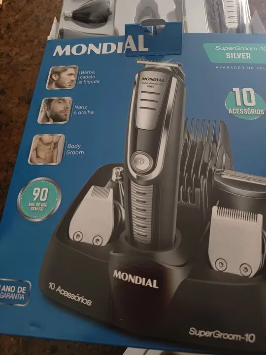 Aparador de Pelos Mondial SuperGroom-10 Silver - Foto 2