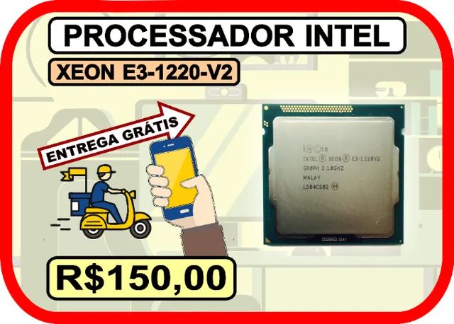 Processador Intel Xeon E3-1220-V2 (Entrega Grátis-Produto OEM)