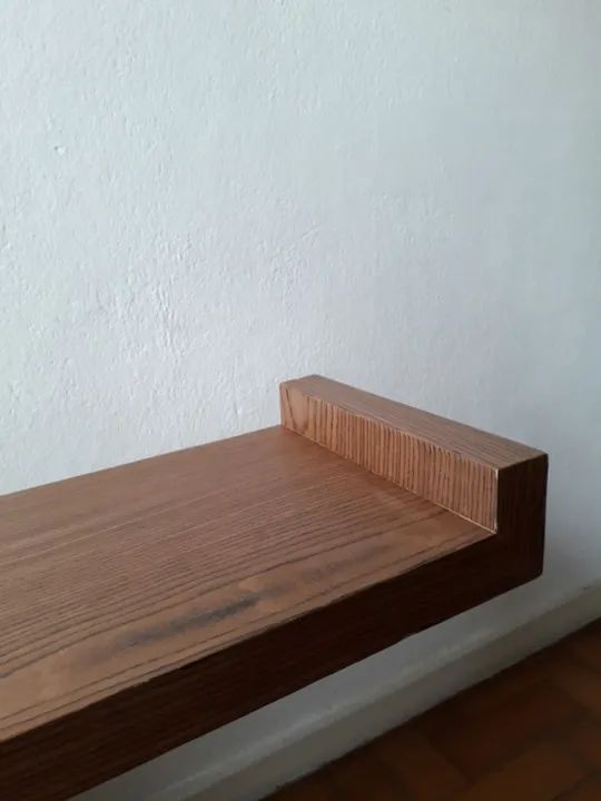 2 prateleiras em madeira - Foto 2