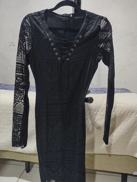 Vestido da Trimix em malha e renda - Foto 3