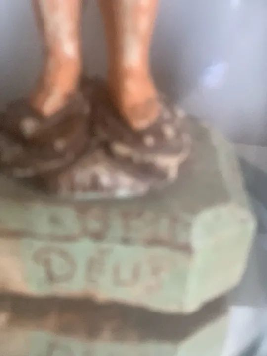 Menino Deus em madeira , peça rara  - Foto 3