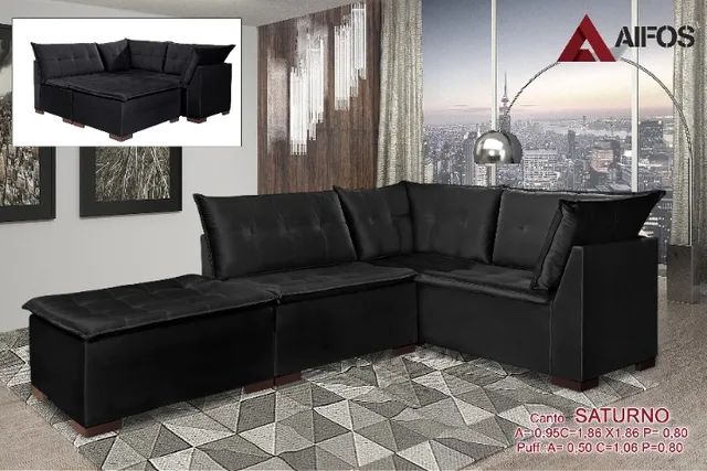 sala sofa de canto em L - Foto 4