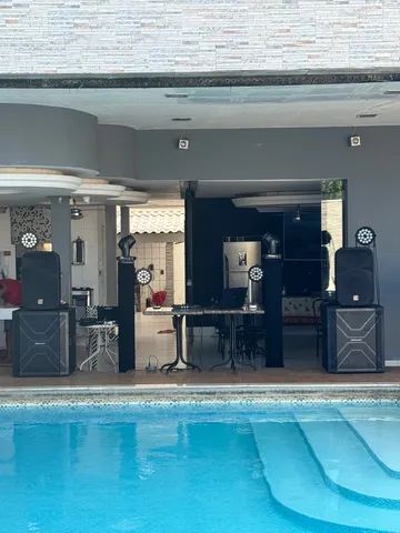 Estrutura som iluminação DJ