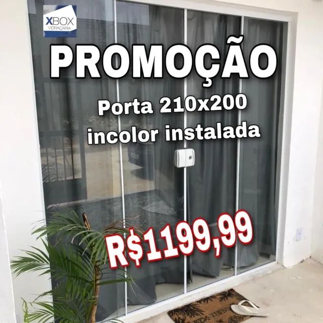 Porta blindex 4 folhas entrega gratis