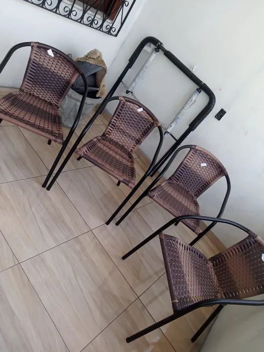 Cadeiras para área externa ou pátio 