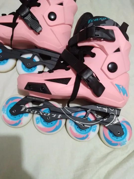 Patins Inline Traxart Revolt Rose - Tamanho 38/39