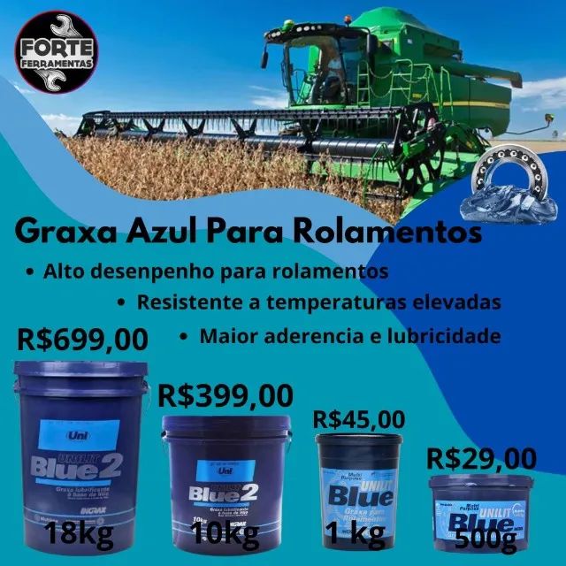 Graxa Lubrificante Ingrax Unilit Blue 