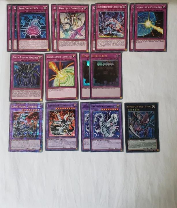 Deck/set Yugioh Original Dragão cibernetico - Foto 3