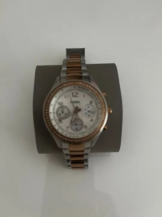 Relógio Feminino Fossil - Dourado e Prata