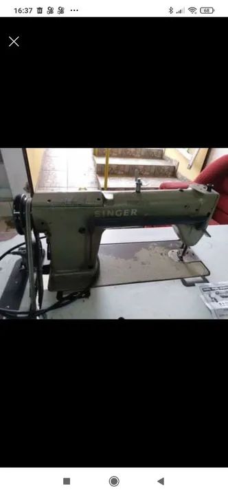 Máquina de costura reta Singer industrial - Foto 4