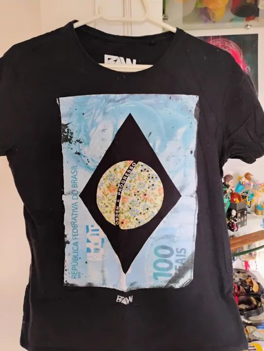 Camiseta Bandeira do Brasil Baw - P
