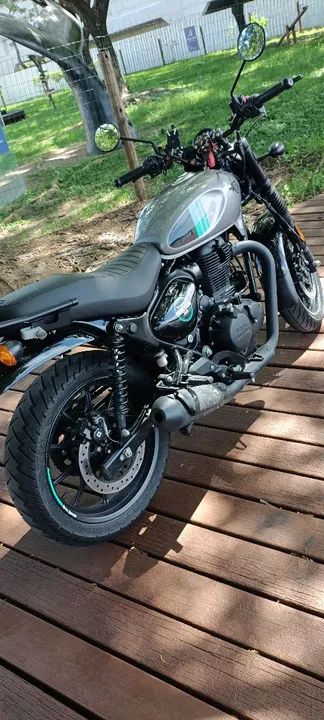 Hunter 350 cc Motocicleta estilo retrô e moderna  - Foto 13