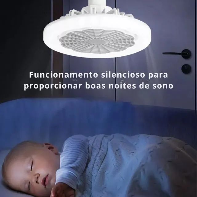Lampada Led com Ventilador De Teto - Foto 2