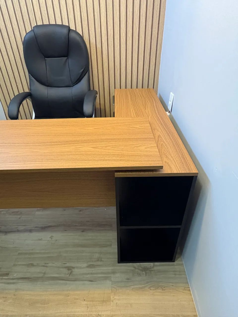 Mesa de escritório em L. Fabricamos sob encomenda - Foto 2