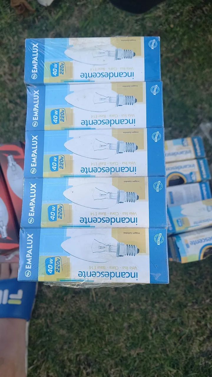 Lote Lâmpadas Incandescentes 40W E14 220V  Empalux