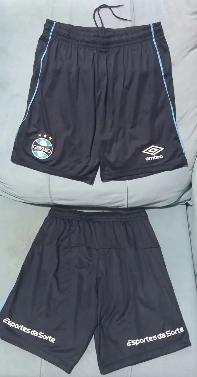 Shorts Grêmio - Uniforme 2024 - Umbro - Tamanho M