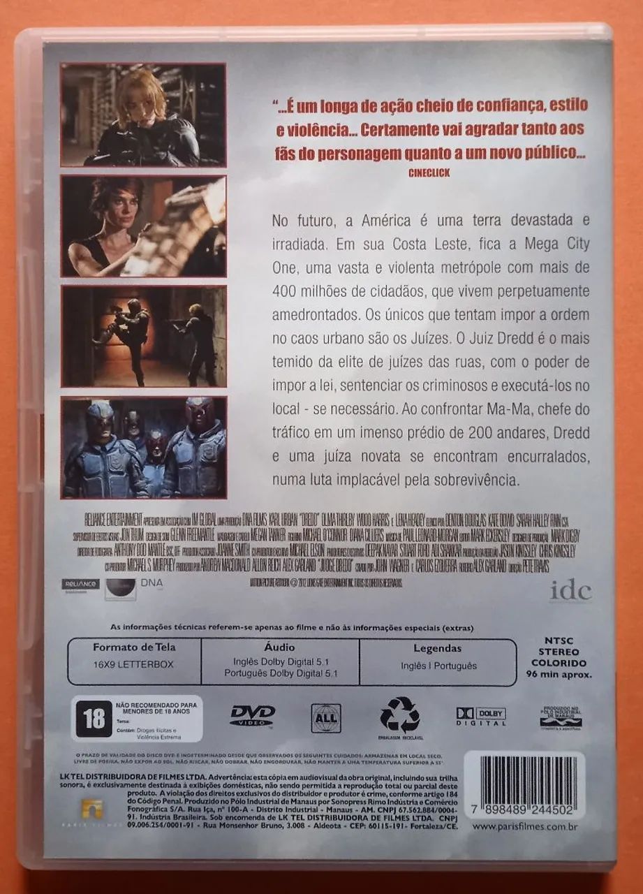 DVD Dredd - O Juiz do Apocalipse - Foto 2