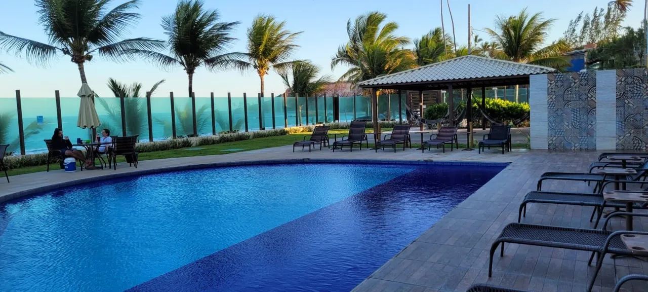 Flat Pé na areia, Residencial Tabatinga - Conde - Paraíbaa