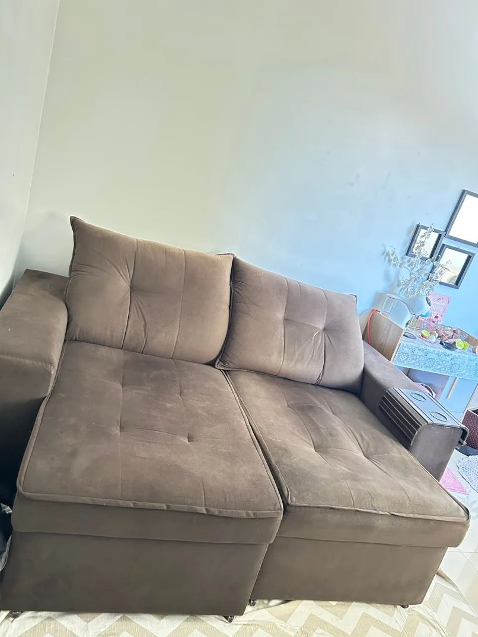 Vendo sofá reclinável 2 lugares  - Foto 2