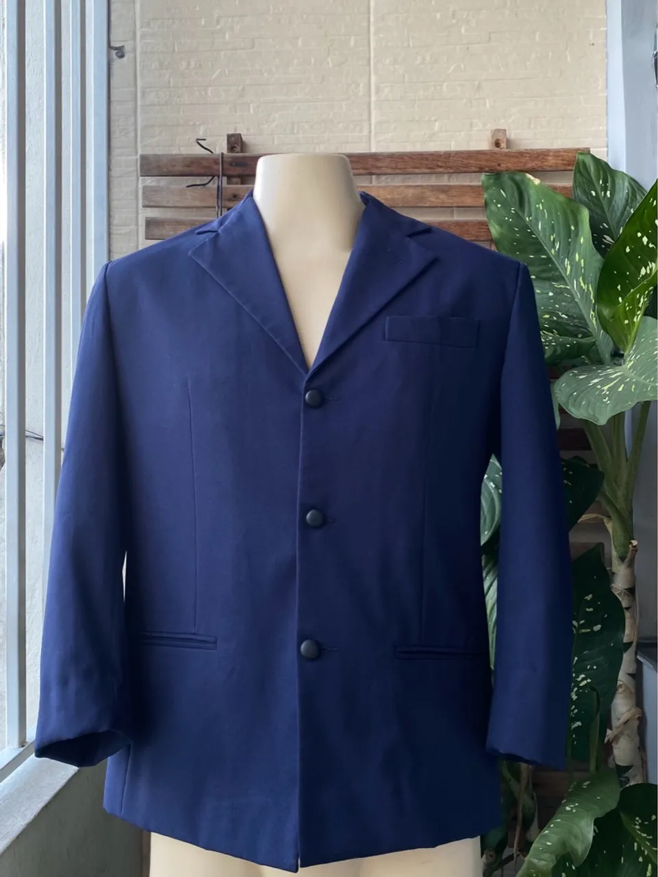 Casaco Blazer Azul Escuro
