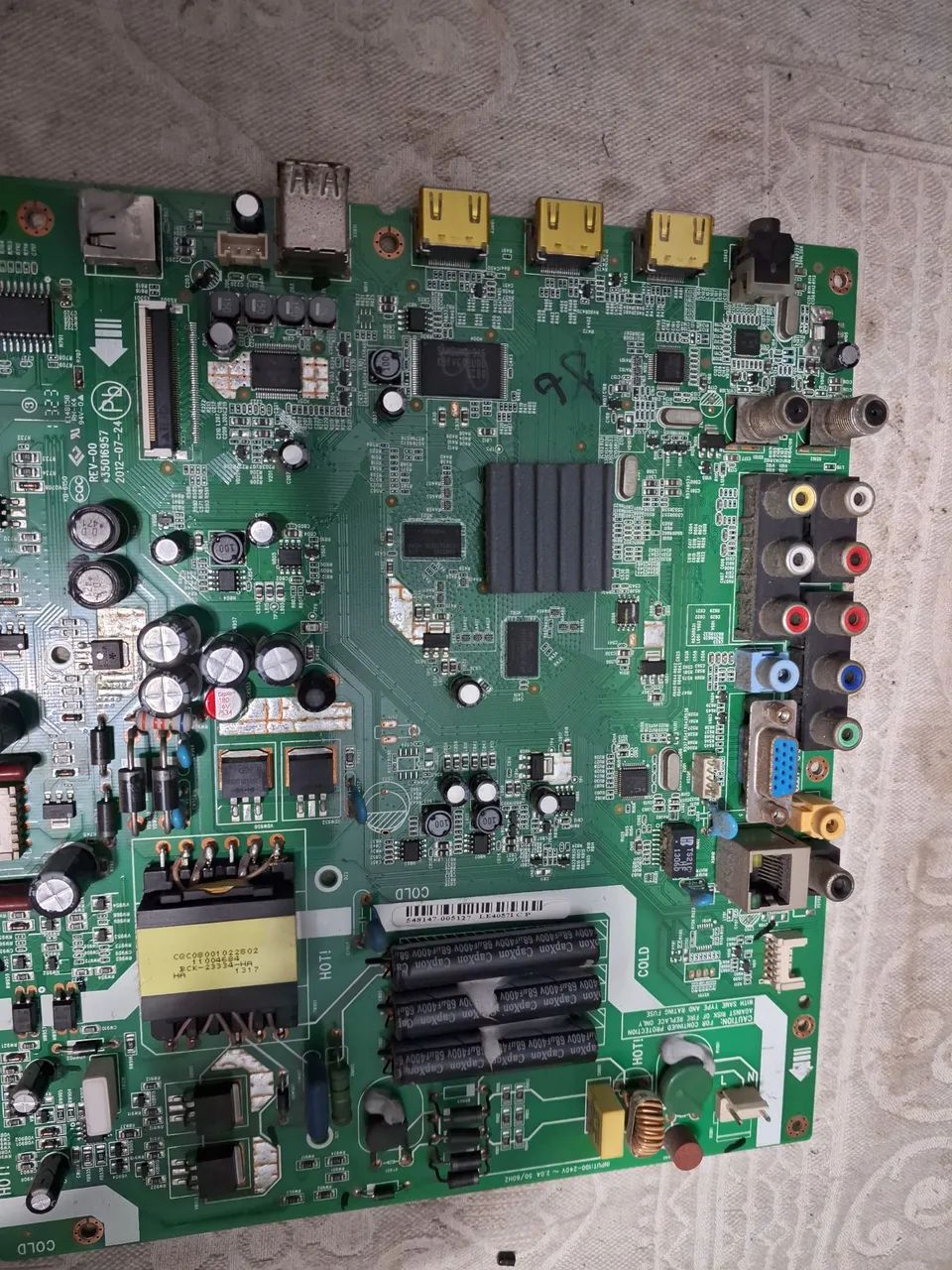 Placa mãe para TVsemp Toshiba 40 poleg.   Le40571cadas - Foto 2