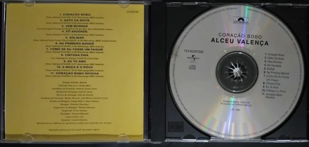 CD Musical - Alceu Valença - Coração Bobo - Com encarte - Foto 3