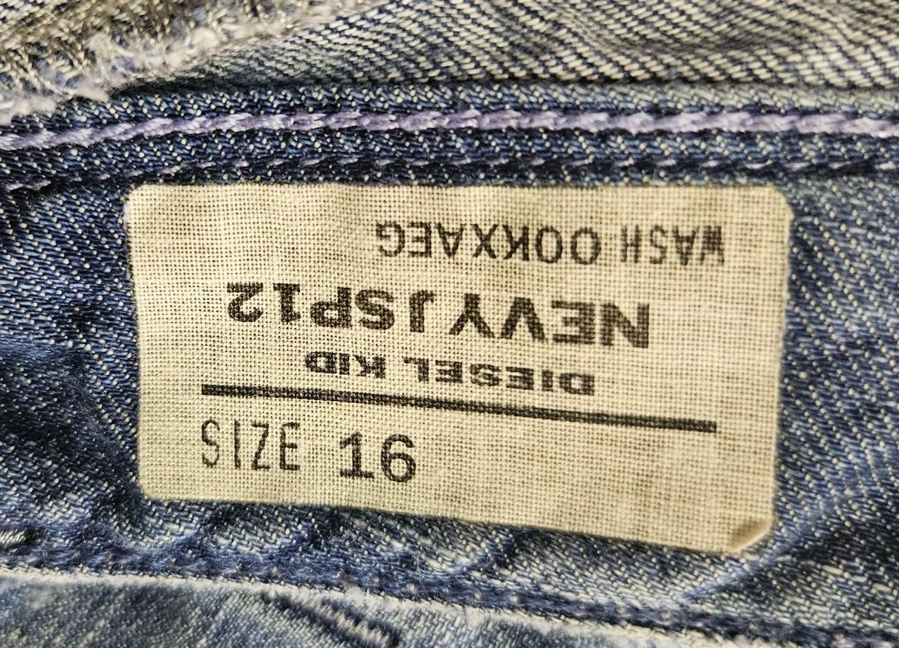 Calça Jeans Diesel 16 anos - Foto 5