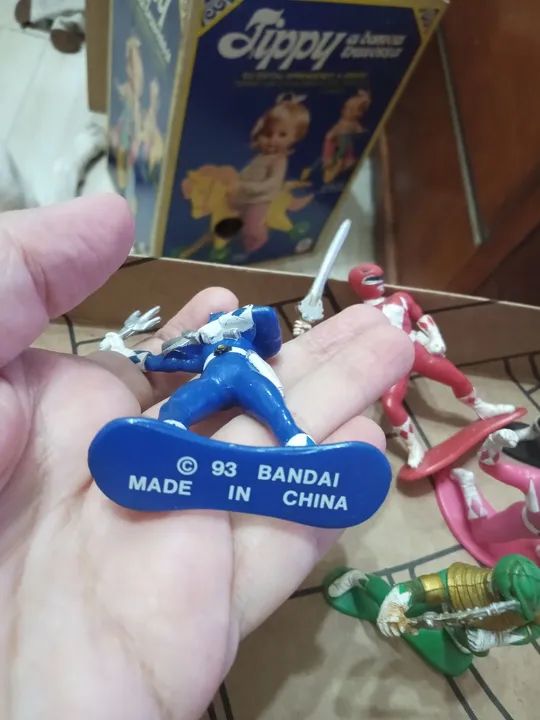 Lote de Bonecos Power Rangers 1993 Bandai Lindos - Foto 4