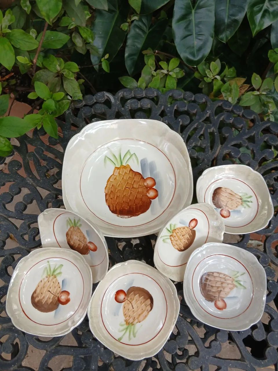 Jogo de sobremesa em porcelana japonesa  - Foto 2