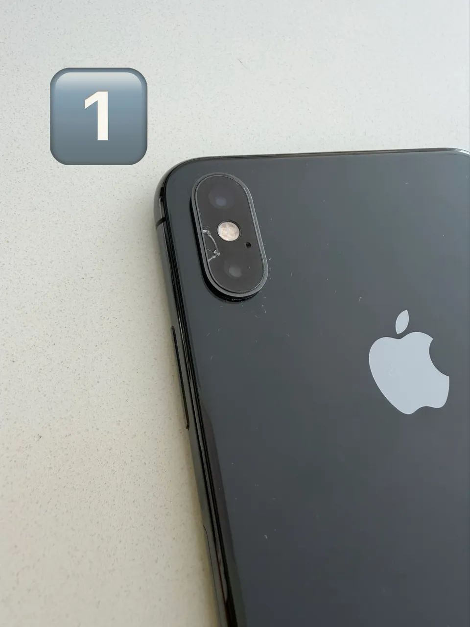 iPhone XS MAX 256 GB (01) - Preto - Bateria Nova 100% | R$ 990