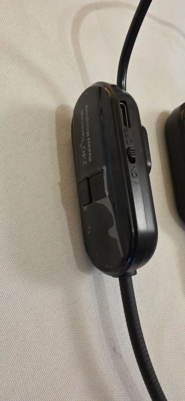 Microfone headset sem fio 2.4G - Foto 3