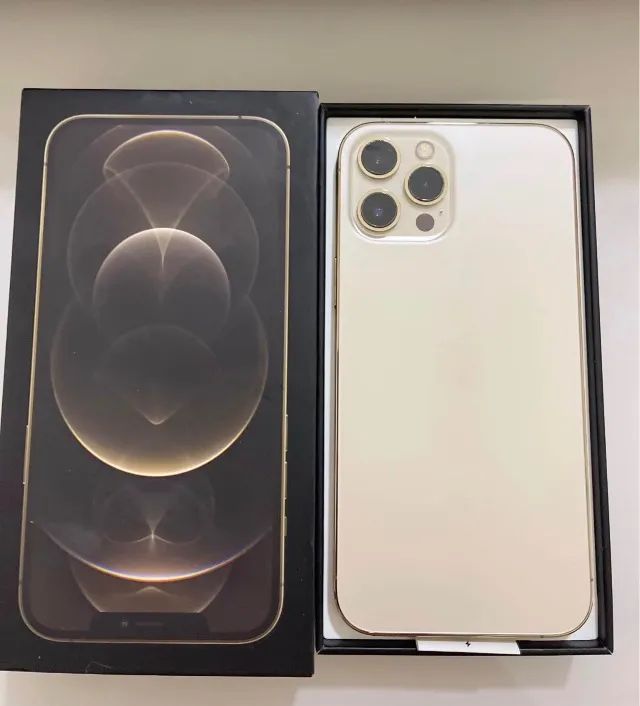 iPhone 12 Pro Max gold excelente - Celulares e Smartphones