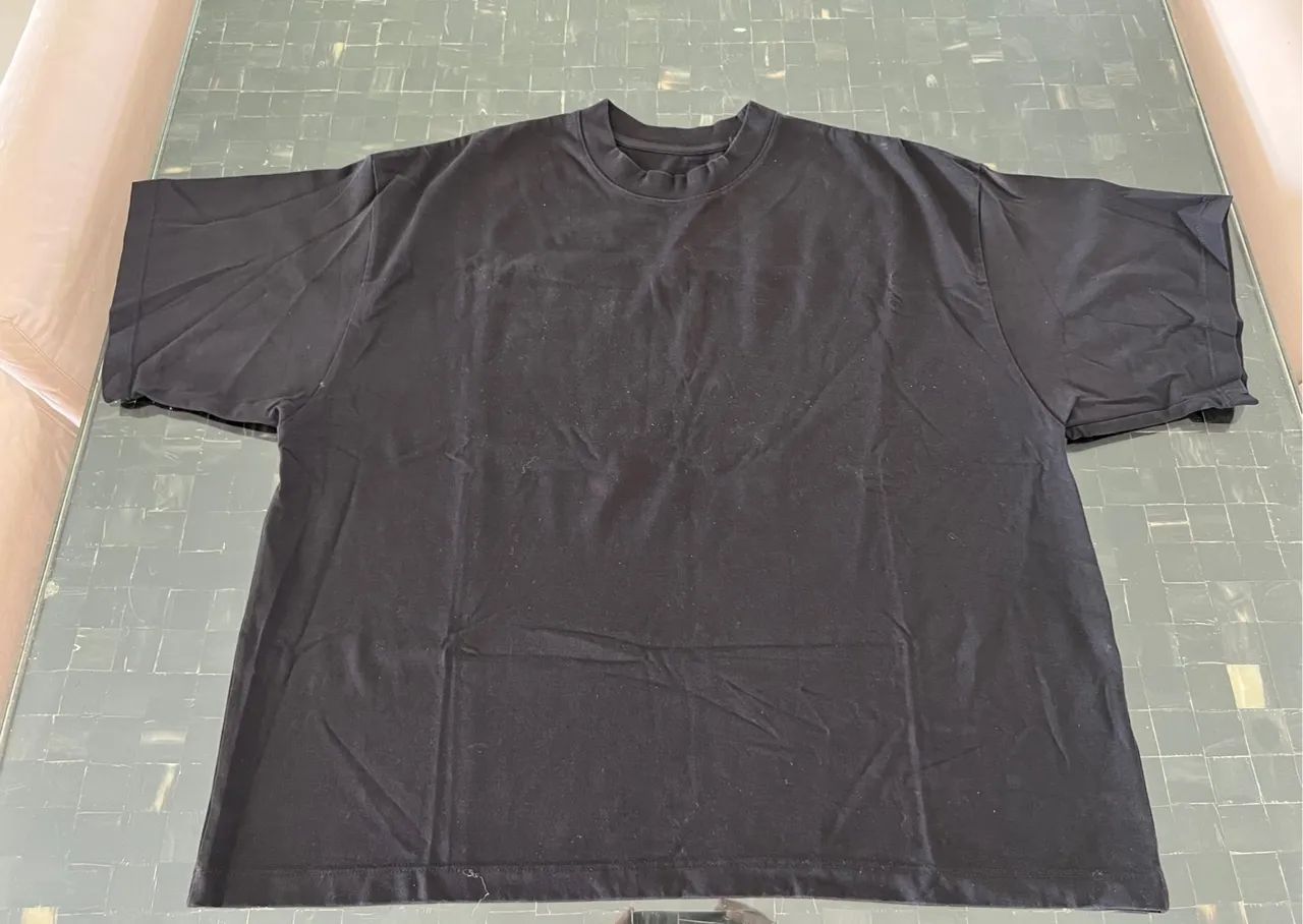 Camiseta preta Oversized EGHO 