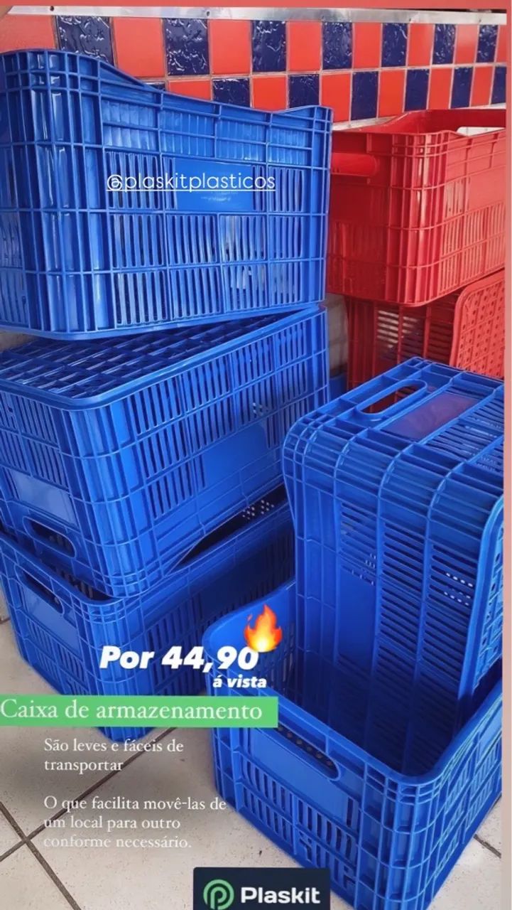 Caixa de  Plástica - Organização 