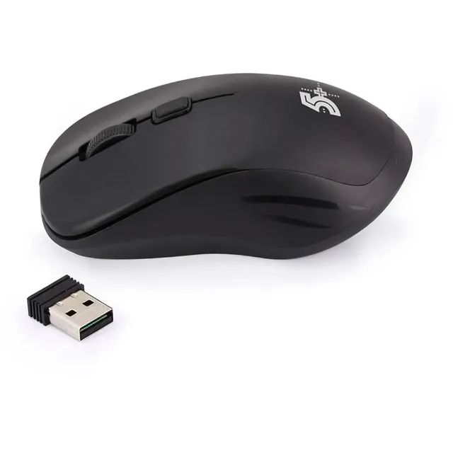 Mouse sem fio 5+ MW-500 Wireless Preto - AC3041 - Foto 4