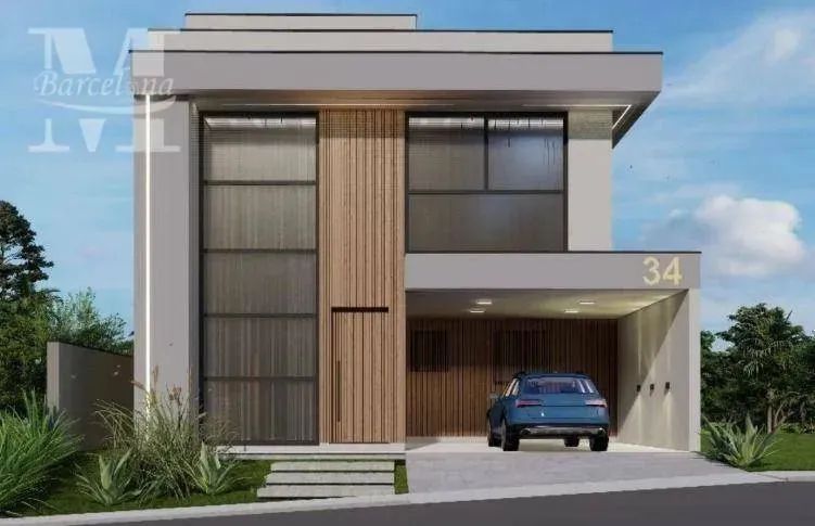 CASA EM CONSTRUÇÃO COM 292,36 M². ALTO PADRÃO. CONDOMINIO GEEN VILLAGE. ESPAÇO GOURMET. 4 