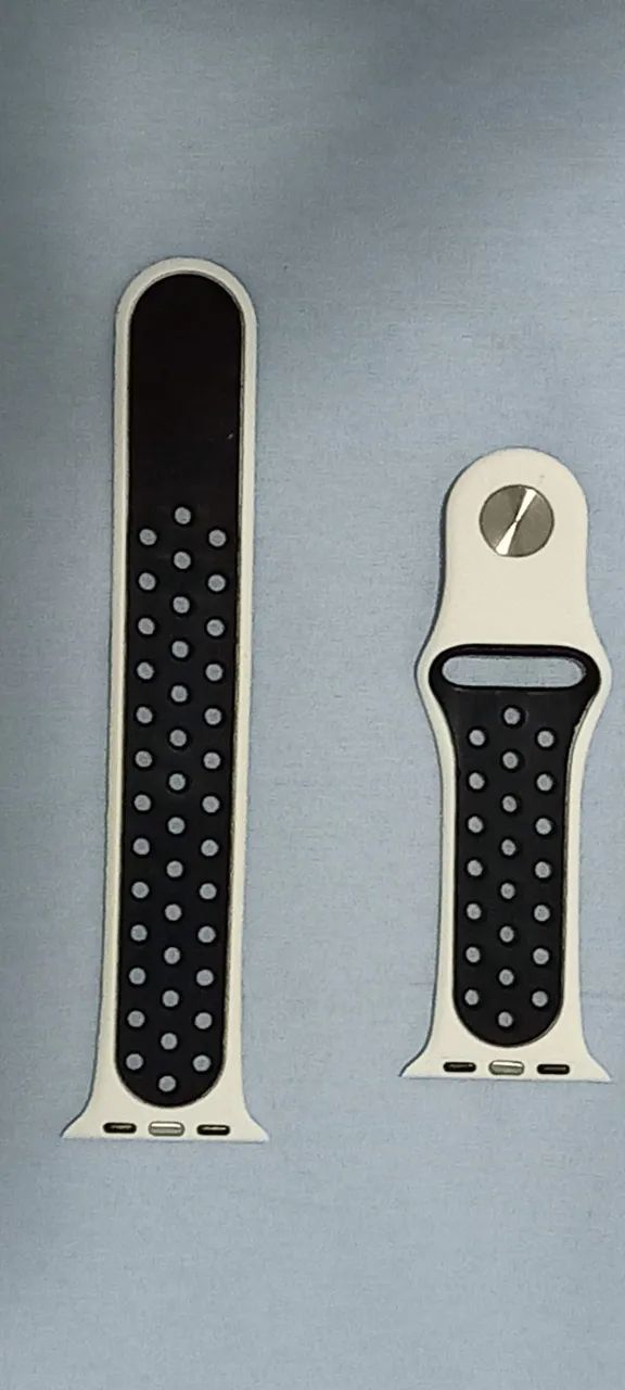 Pulseira para smartwatch Branca Compatível Com Apple Watch 38,40,41mm - Foto 3