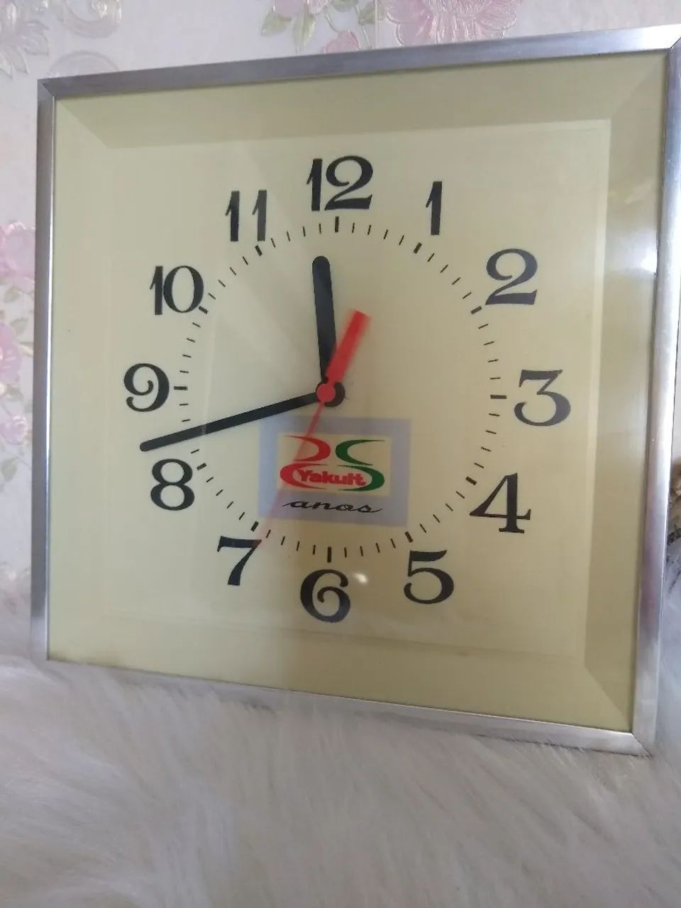  Yakult relógio de parede promocional 25 anos