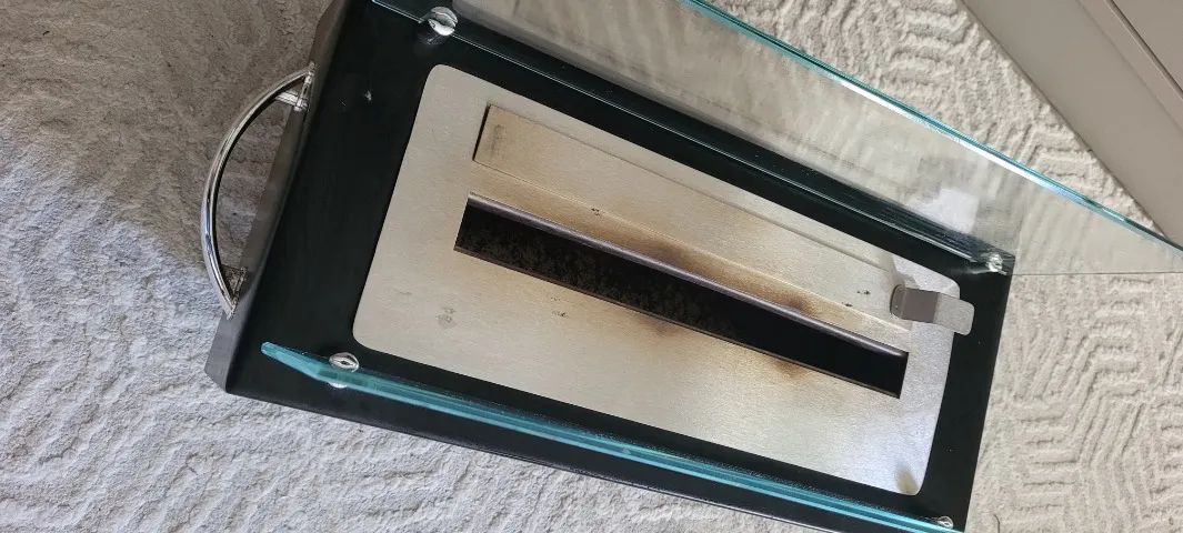 Lareira ecológica + 2 galões de 5 litros para álcool de brinde  - Foto 2