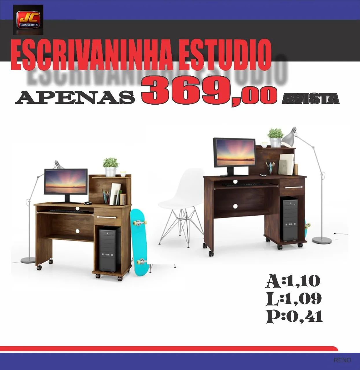 Escrivaninha mesa pc 