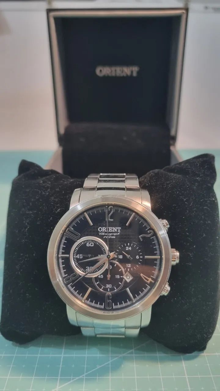 Rel ógio Orient Chronograph 100m - Foto 2