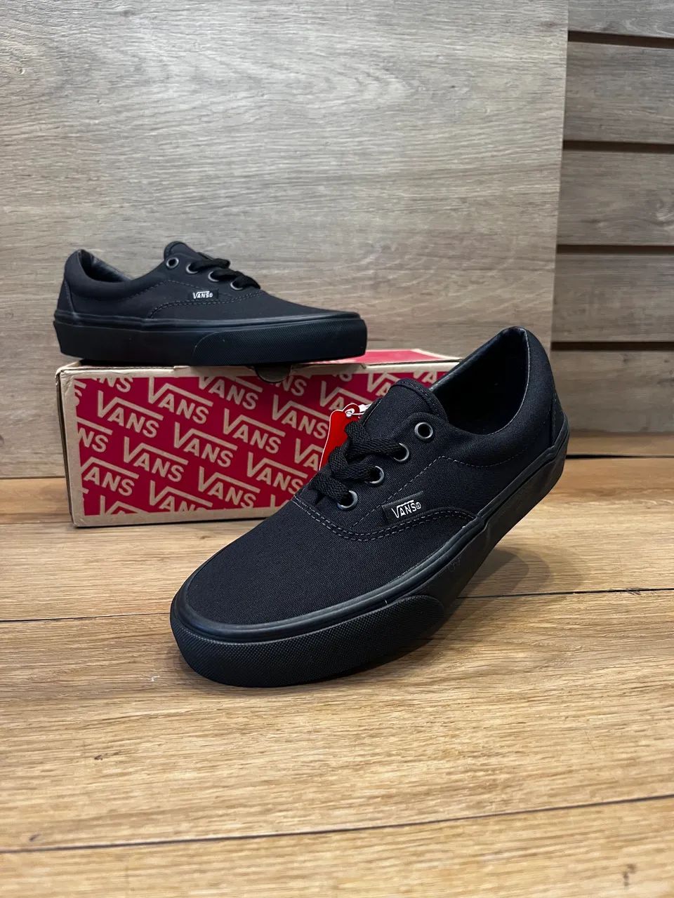 Skate Vans Era Preto Feminino Tênis Vans Authentic Preto/ Branco