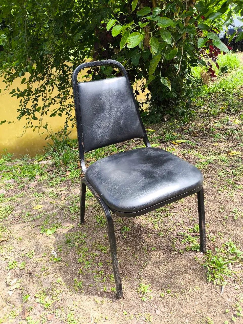 Cadeira de aço estofada - Foto 2