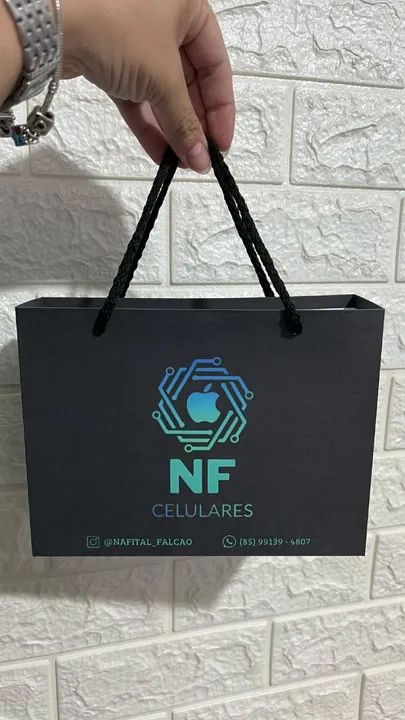 Sacolas (M) personalizada para presentes 